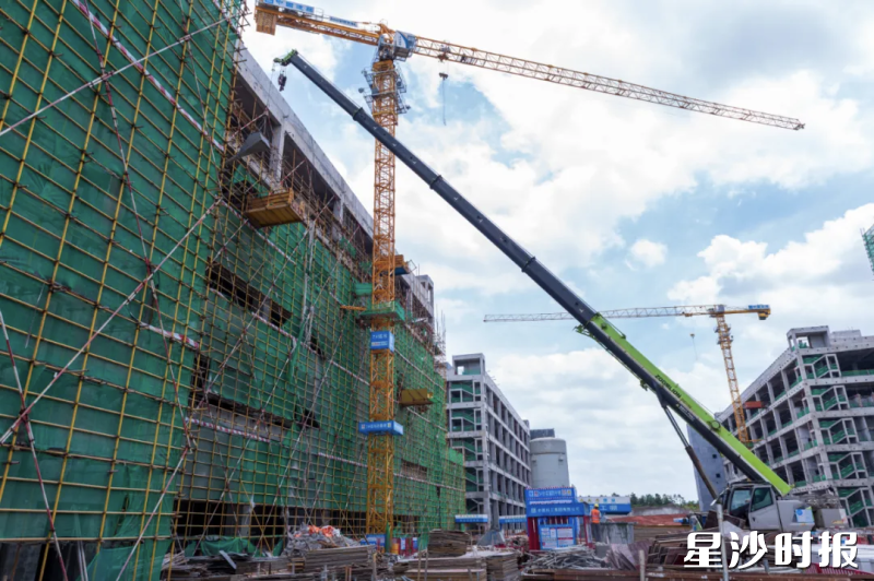 图为建设现场。