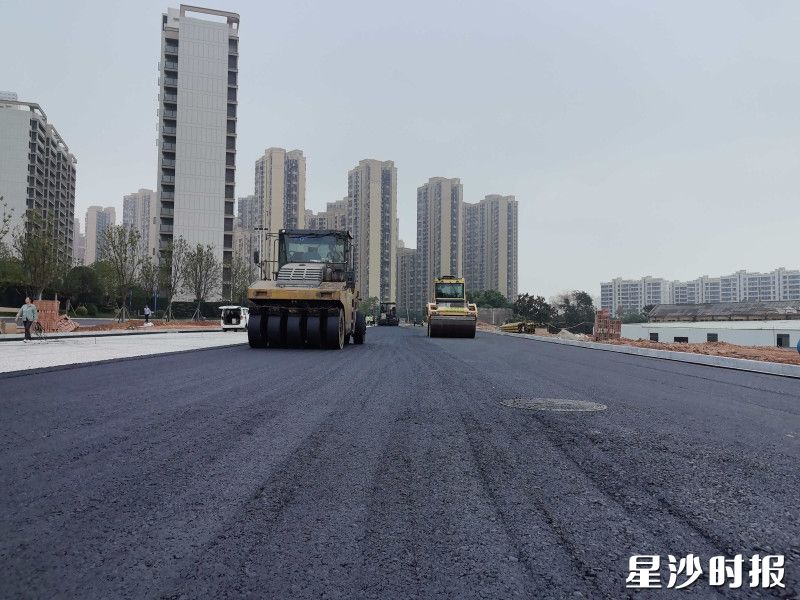 施工现场。 长沙县重点建设项目事务中心供图