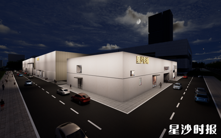 改造后夜景效果图。